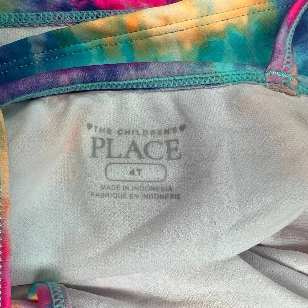 The Children's Place Girl's Size 4T Tie Dye Swim‎ Top